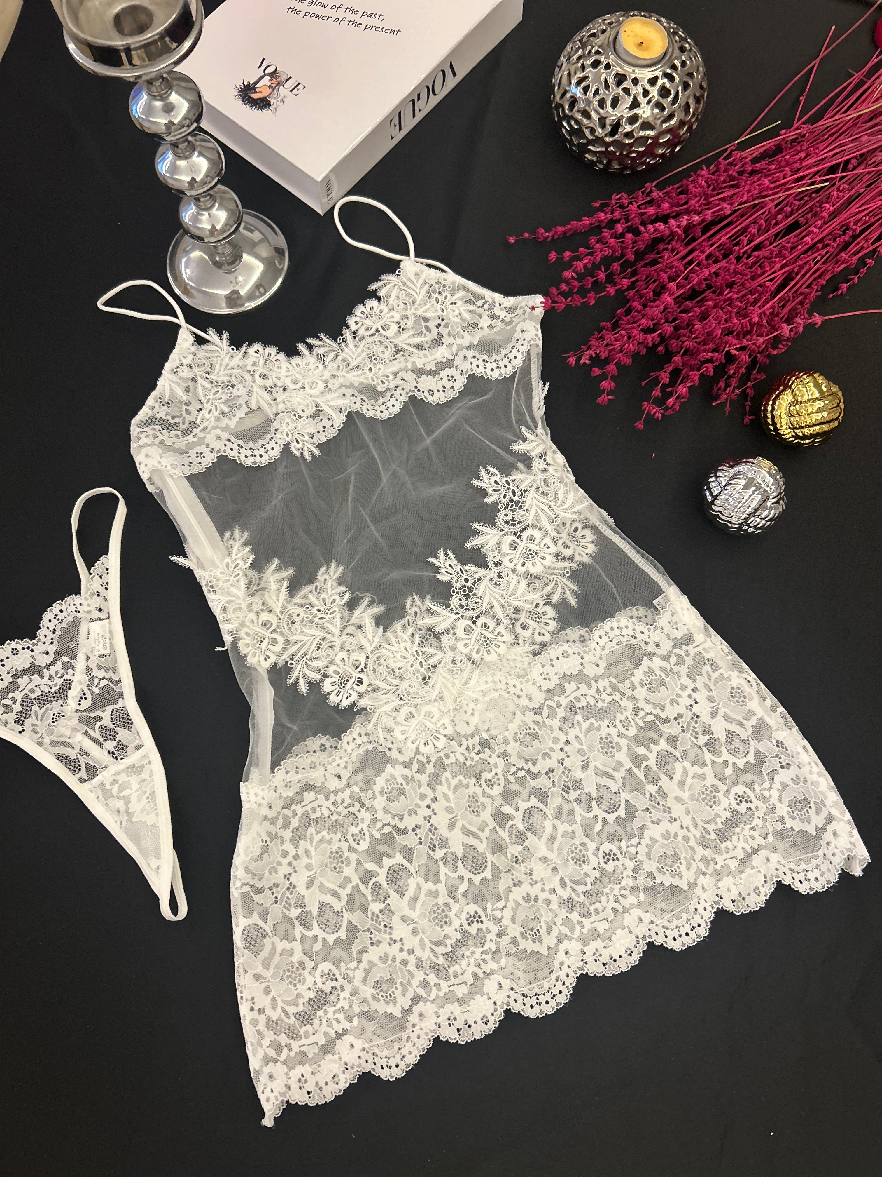CHLOÉ PREMİUM BABYDOLL (KÜLOT HEDİYE)
