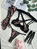 ELIX LEOPAR JARTİYER SET